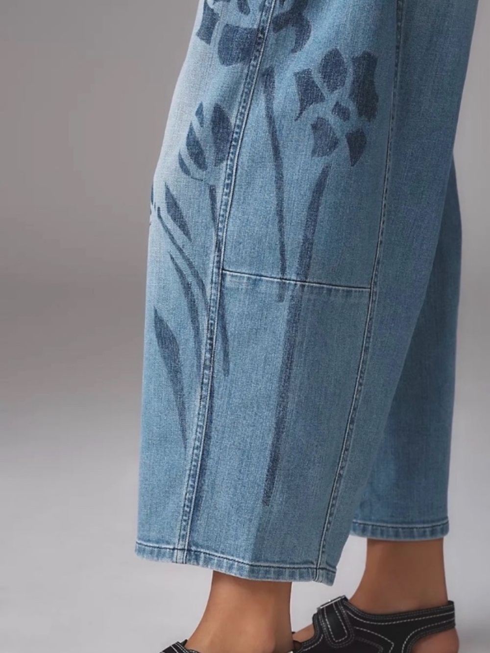 Anthropologie Pilcro Mid Rise Kenna Barrel jeans 25 - Picture 3 of 10